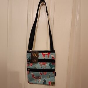 NWT N'Gil Alpaca/Llama crossbody purse *
